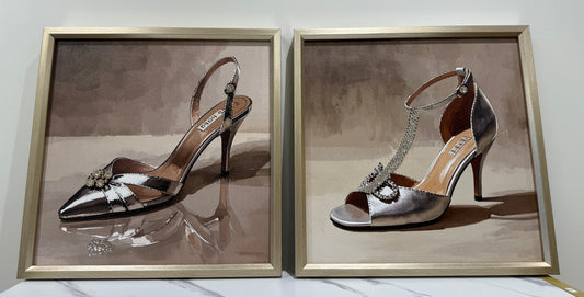 Schilderij met punthak en strass