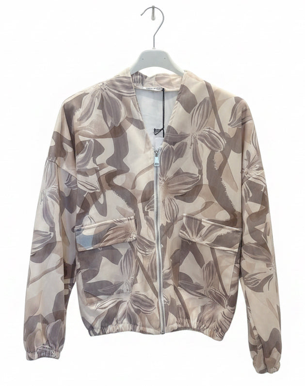 Bomber bloemen jasje