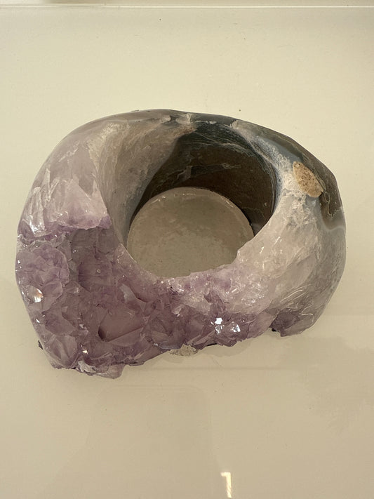 Amethist waxinehouder