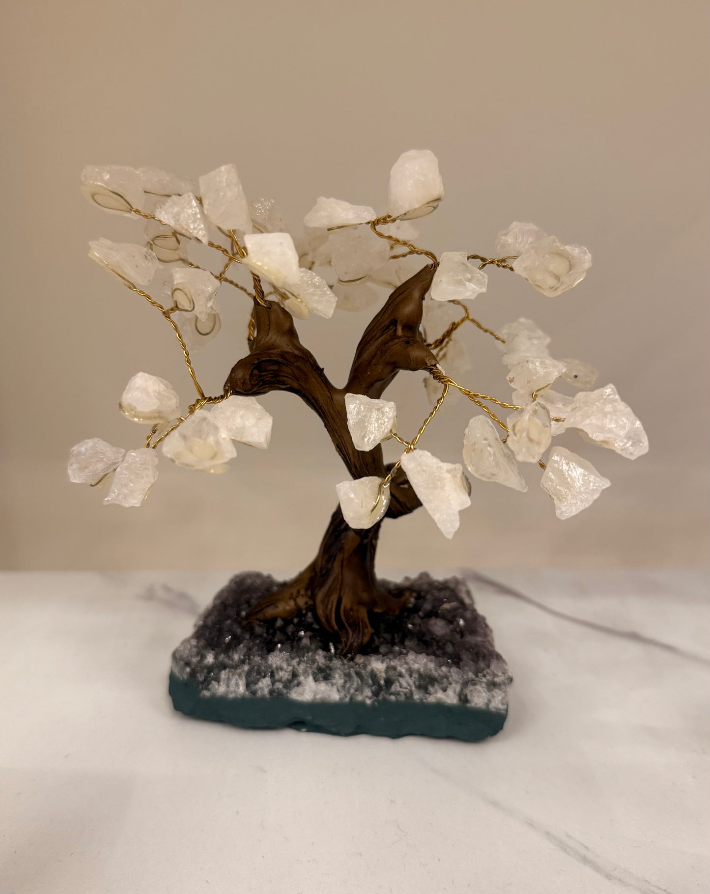 Bergkristal mineraalboompje