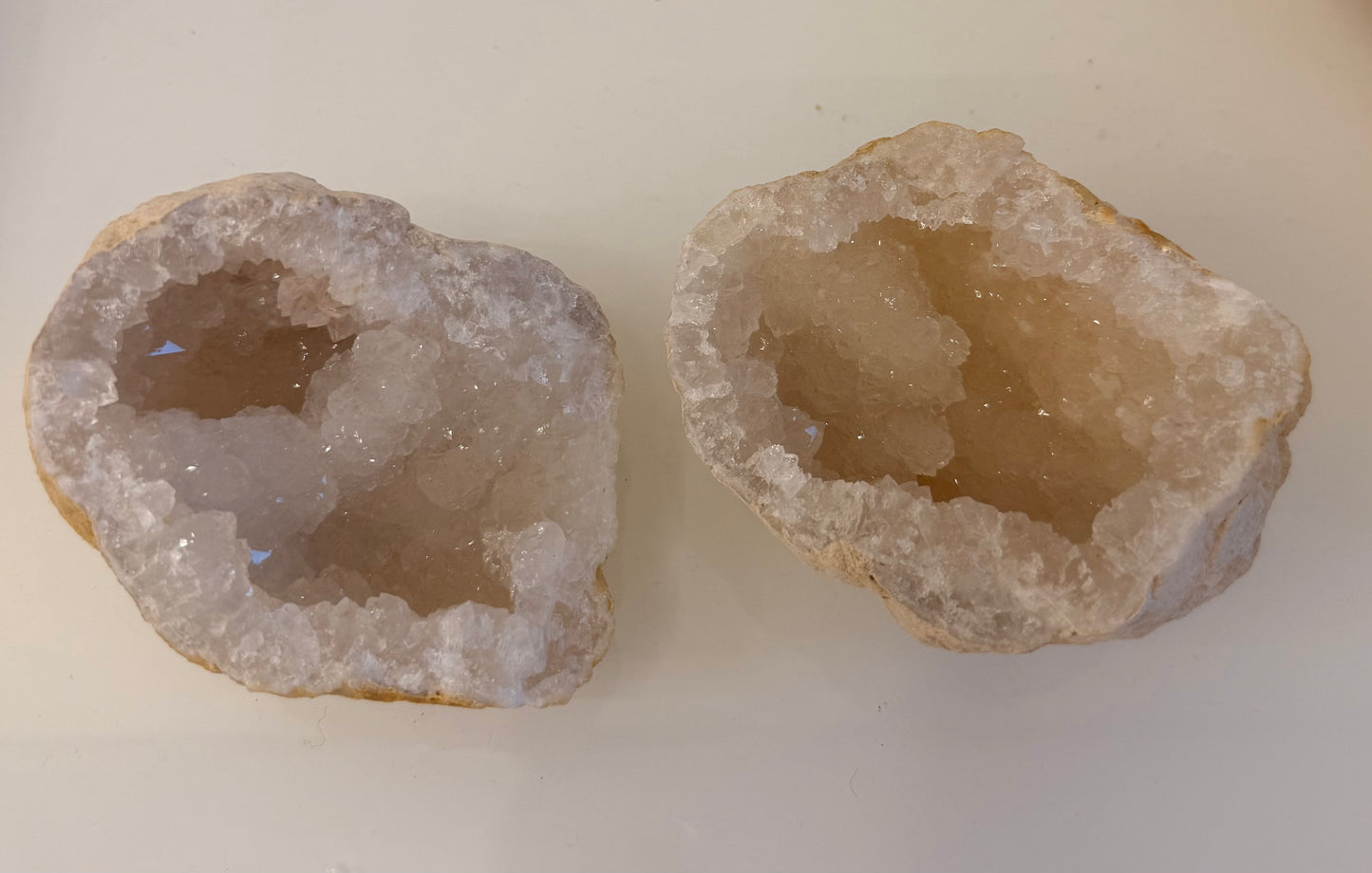 Geode bergkristal set