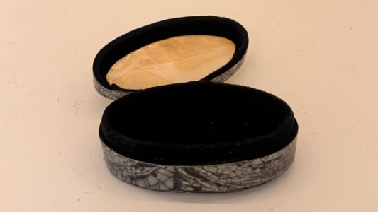 Ringdoosje abalone schelp