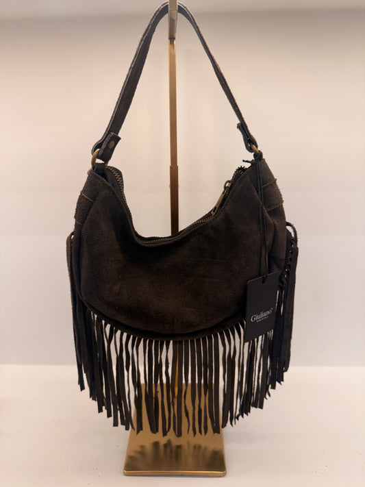 Donkerbruin handtasje