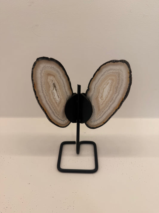 Agaat vlinder op standaard