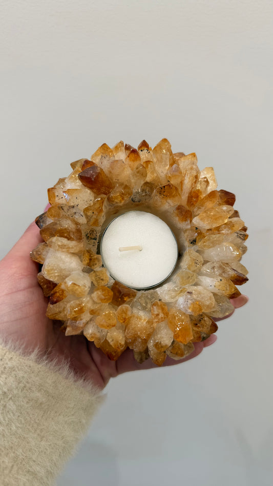 Waxinehouder citrien