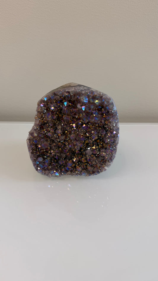 Amethist regenboog cluster