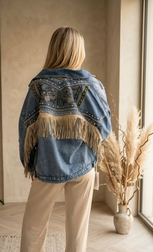 Boho spijkerjasje