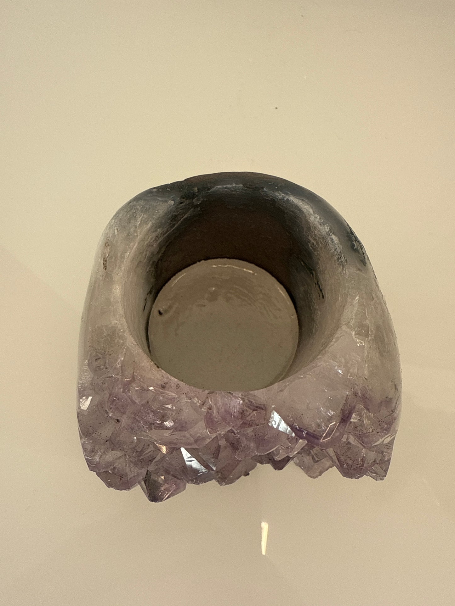 Amethist waxinehouder