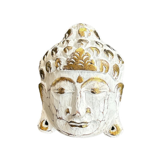 buddha houten mini masker