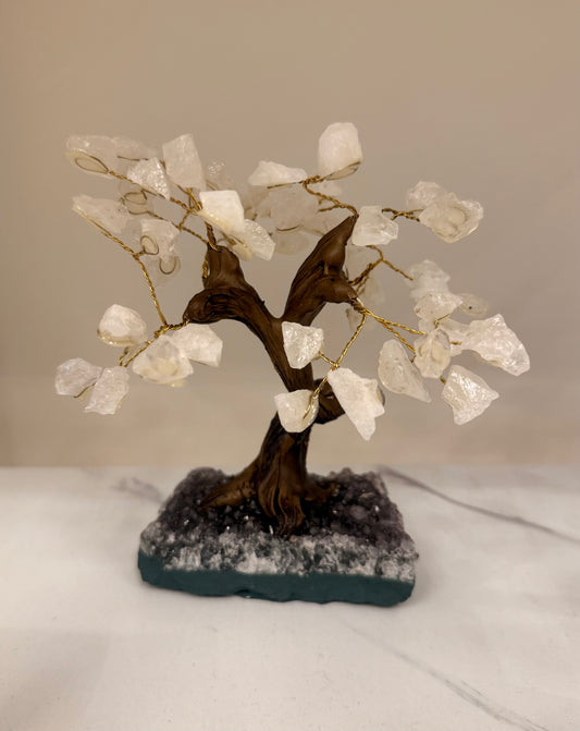 Bergkristal mineraalboompje