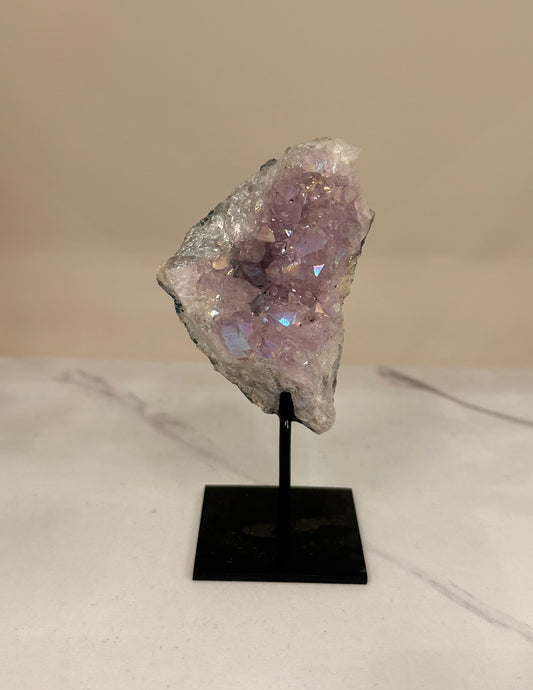 Amethist aura op standaard