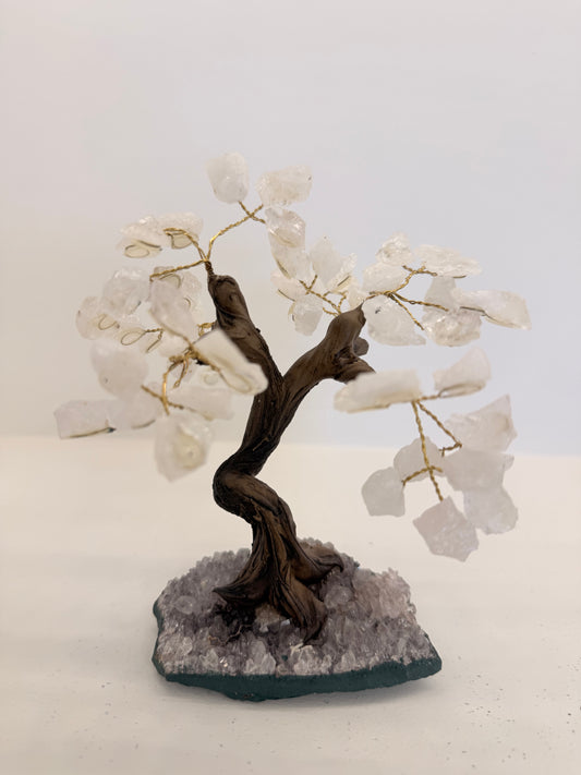 Bergkristal mineraalboompje