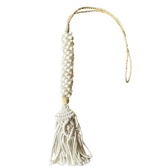 Macramé schelpenhanger