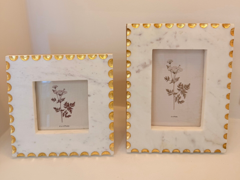 Fotolijst marmer met goud